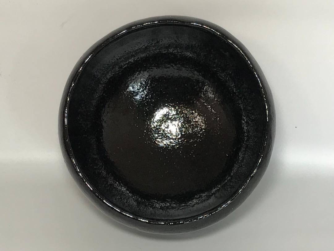 Amazon | 茶道具 野点茶碗 黒楽 松楽窯 | ノーブランド品 | 抹茶